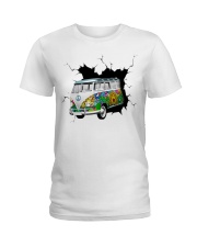 Hippie Van Crack Ladies T-Shirt tile