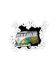 Hippie Van Crack Sticker - 2 pack (Horizontal) front