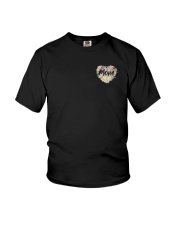 Hairstylists Back The Blue 2 Side Youth T-Shirt tile