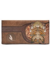 Native American Owl Womens Clutch Purse Womens Leather Wallet tile