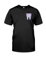 Dentists Back The Blue 2 Sides Classic T-Shirt front