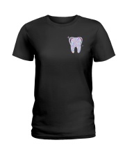 Dentists Back The Blue 2 Sides Ladies T-Shirt tile