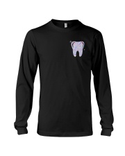 Dentists Back The Blue 2 Sides Long Sleeve Tee tile