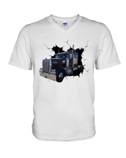 Ken Trailer Crack V-Neck T-Shirt tile