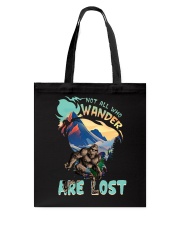 Bigfoot lost Tote Bag tile