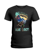 Bigfoot lost Ladies T-Shirt tile