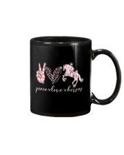 Peace Love Horses Mug tile
