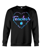 Teacher Compassionate Caring Dedicated Crewneck Sweatshirt tile