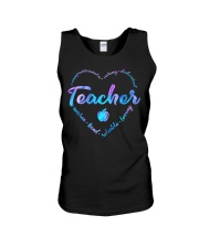 Teacher Compassionate Caring Dedicated Unisex Tank tile
