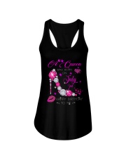 A Queen Was Born Ladies Flowy Tank tile