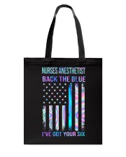 Nurses Anesthetist Back The Blue Tote Bag tile