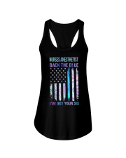 Nurses Anesthetist Back The Blue Ladies Flowy Tank tile