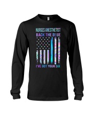 Nurses Anesthetist Back The Blue Long Sleeve Tee tile
