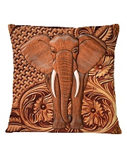 Elephant Feather Square Pillowcase tile
