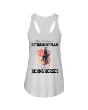 horse reitirement plan Ladies Flowy Tank tile