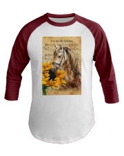 Horse You Are My Sunshine Baseball Tee tile