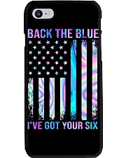 Back The Blue I've Got Your Six Phone Case tile