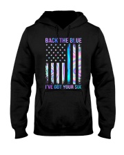 Back The Blue I've Got Your Six Hooded Sweatshirt tile