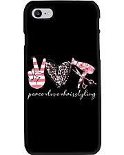 Peace Love Hairstyling Phone Case tile