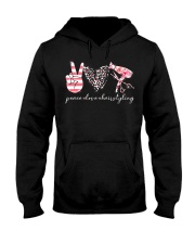 Peace Love Hairstyling Hooded Sweatshirt tile