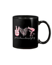 Peace Love Hairstyling Mug tile