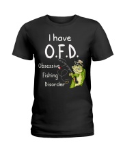 Obsessive Fishing Ladies T-Shirt tile