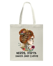 Nerdy Dirty Inked And Curvy Tote Bag tile