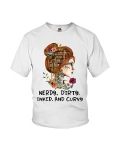 Nerdy Dirty Inked And Curvy Youth T-Shirt tile