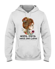 Nerdy Dirty Inked And Curvy Hooded Sweatshirt tile