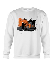Excavator Ex8000 shovel Crack Crewneck Sweatshirt tile