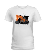 Excavator Ex8000 shovel Crack Ladies T-Shirt tile