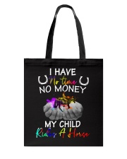 My Child Rides A Horse Tote Bag tile