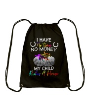 My Child Rides A Horse Drawstring Bag tile