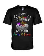 My Child Rides A Horse V-Neck T-Shirt tile