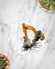 Excavator Back In The Days Sticker - Single (Vertical) aos-sticker-single-vertical-lifestyle-front-06