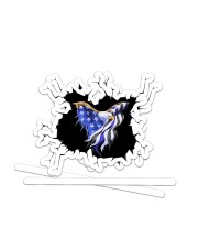 Police Crack Sticker - 2 pack (Horizontal) front
