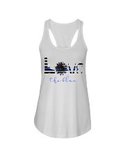 Love The Blue Ladies Flowy Tank tile