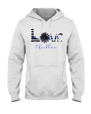 Love The Blue Hooded Sweatshirt tile