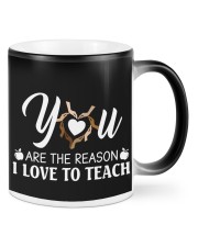Teacher - You are the reason I love to teach Mugs tile