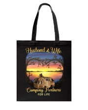 Husband And Wife Camping Tote Bag tile