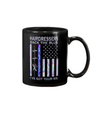 Hairdresser Back The Blue 2 Side Mug tile