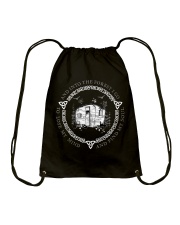 Camping Circle And Into The Forest Drawstring Bag tile