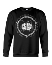 Camping Circle And Into The Forest Crewneck Sweatshirt tile