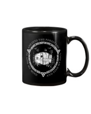 Camping Circle And Into The Forest Mug tile