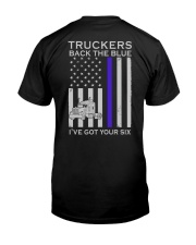 Truckers Back The Blue v3 Classic T-Shirt back