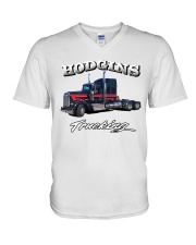Hodgins Trucking 6 V-Neck T-Shirt tile