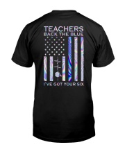 Teacher Back The Blue 2 Side Classic T-Shirt tile