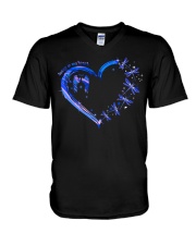 Dragonfly Always In My Heart Husband FB Classic T V-Neck T-Shirt tile