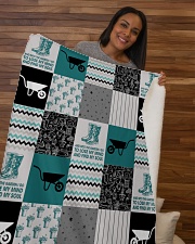 Into The Garden Sherpa Fleece Blanket - 50" x 60" aos-sherpa-fleece-blanket-50x60-lifestyle-front-09b
