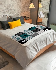 Into The Garden Sherpa Fleece Blanket - 50" x 60" aos-sherpa-fleece-blanket-lifestyle-front-01
